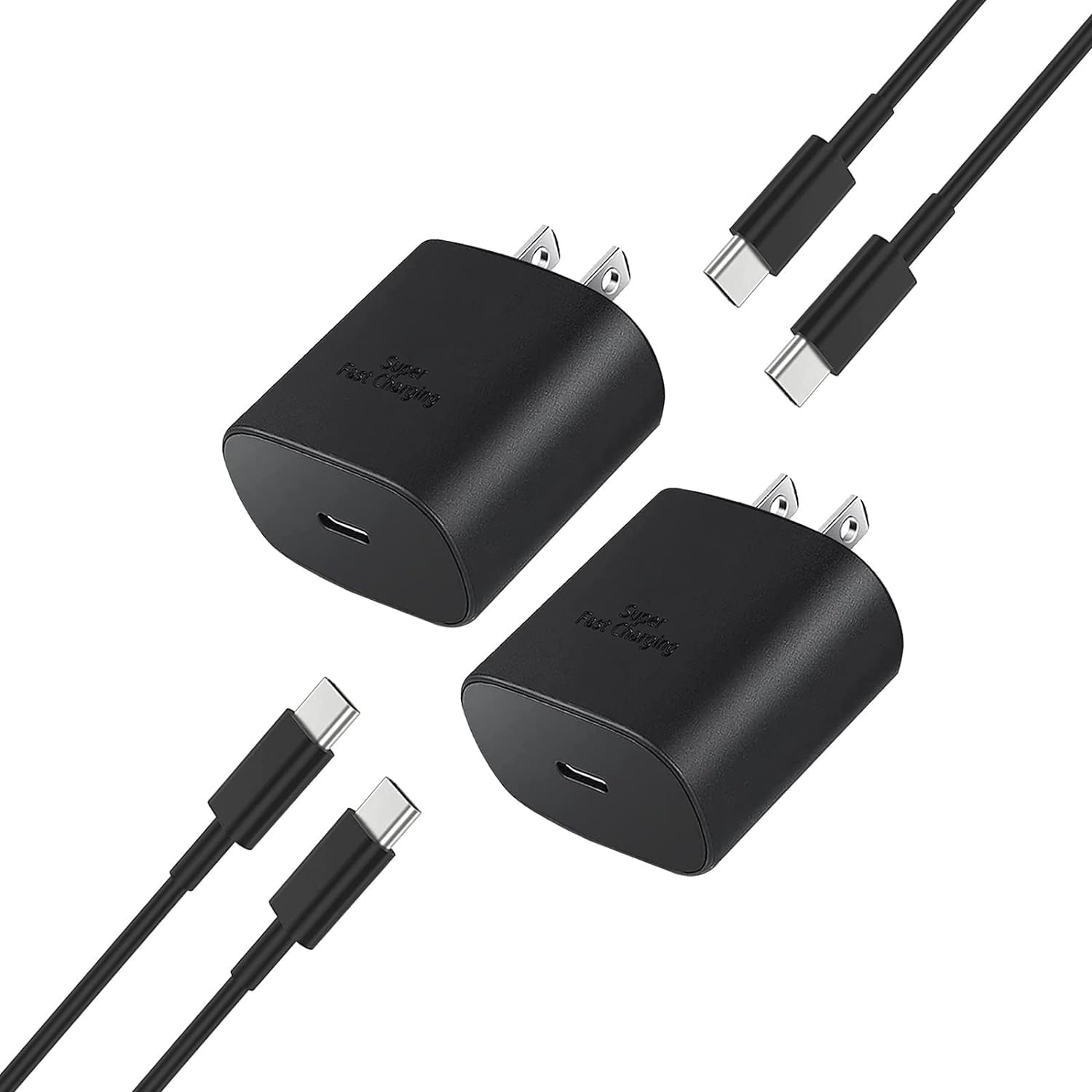 Photo 1 of 2Pack 45W Charger for Samsung Super Fast Charger Type C, USB C Super Fast Charging for Samsung Galaxy S23 Ultra/S23/S23+/S22/S22 Ultra/S22+/Note 20/S20/S21, Galaxy Tab S7/S7 Galaxy A, PPS Charger