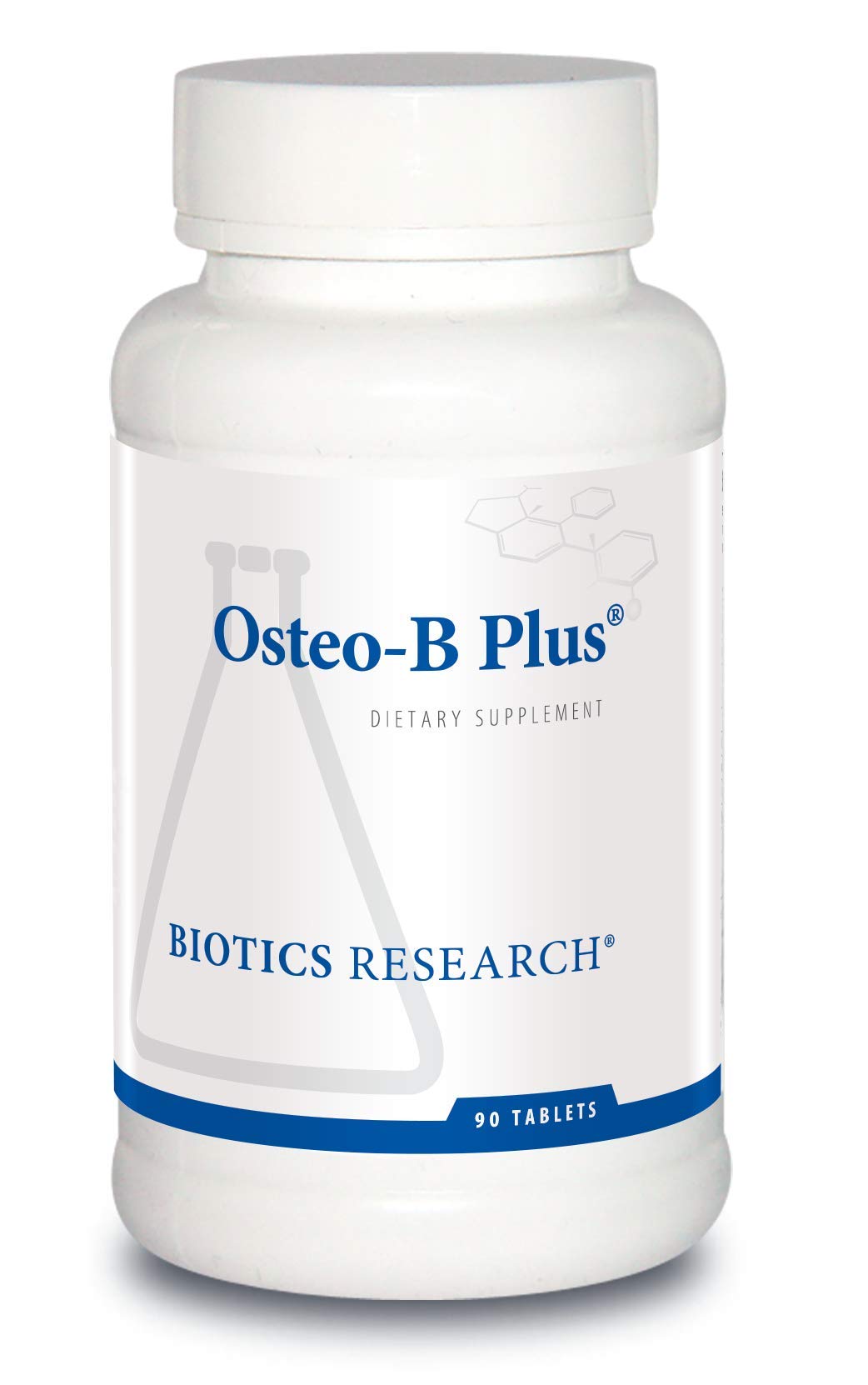 Biotics ResearchOsteo B Plus Optimal Bone Health Support with Vitamin K, Mg, Ca, Healthy Aging, Purified Chondroitin Sulfates 90 Tablets