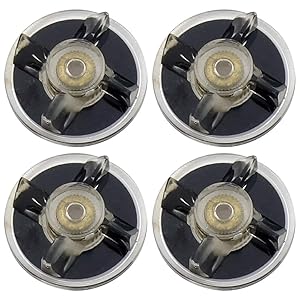 4 Pack Felji Base Gear Replacement Part for Magic Bullet MB1001 250W Blenders