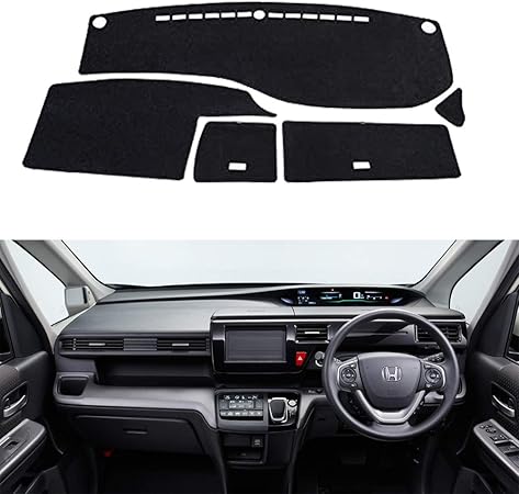 Amazon Ansgo ダッシュボードマット ホンダ 新型ステップワゴン Rp型 Rp3 内装 アクセサリー ダッシュボードマット 車 バイク