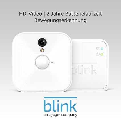 Blink System für Videoüberwachung, für den Innenbereich, mit Bewegungserkennung, HD-Video, 2 Jahre Batterielaufzeit, inkl. Cl