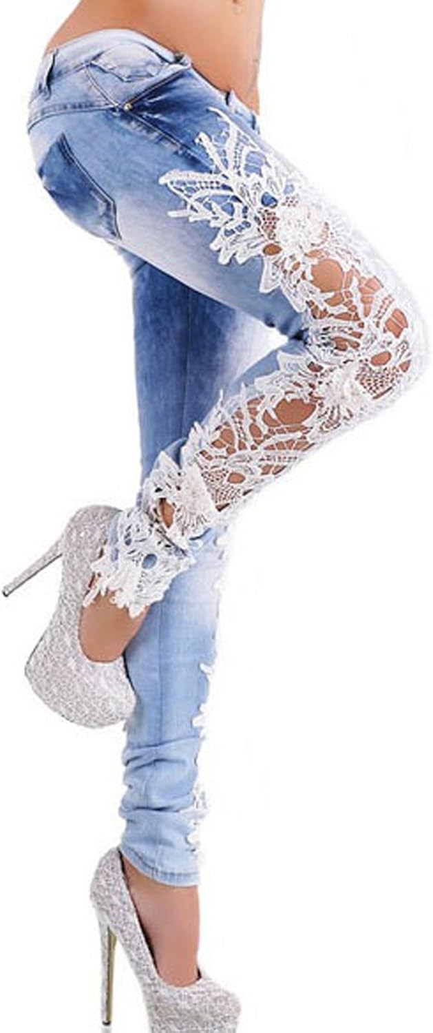 patchwork skinny jeans womens