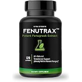 FenuTrax Fenugreek Extract - Testosterone Support - Stronger Than Testofen | Fenugreek Seed Extract - Muscle Growth, Energy and Drive - Fenugreek for Men - Stronger Than Testofen for Men, 120 Capsules