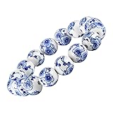 LKXHarleya Women Porcelain Beads Bracelet Vintage