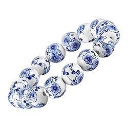 LKXHarleya Women Porcelain Beads Bracelet Vintage