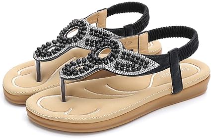 crystal studded sandals