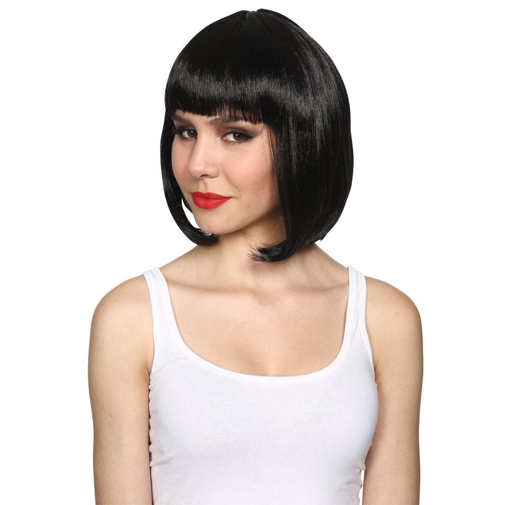 Wicked Costumes Vintage Style Sexy Flapper Long Bob Hairstyle Wig