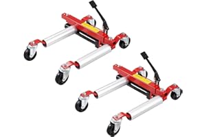 VEVOR Wheel Dolly, Max Capacity 1500 Lbs Car Dolly, Car Jack Dolly Lifter with Wheels, Heavy Duty Vehicle Positioning Hydraul