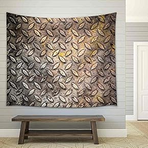 Pattern of Metal Background - Fabric Wall Tapestry Home Decor - 51x60 inches