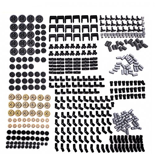 LOONGON Technic Series Parts - 450 Pieces Gear Chain Link Connectors Bricks Sets