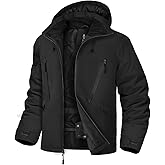 GEMYSE Men's Ski Jacket Winter Snow Coats Waterproof Snowboard Jacket Hooded insulated Windproof Parka With Multi-Pockets