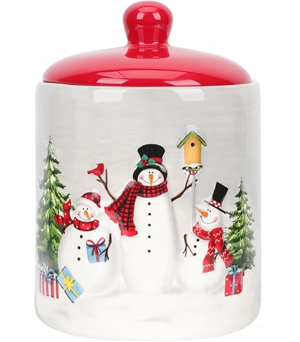 Whaline Weihnachts-Mini-Keramikdosen – 2 Stück, Rot-schwarz Kariert Mit Schleife, Süße Aufbewahrung & Deko