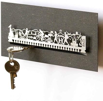 Istanbul Skyline Schlüsselbrett - 13g Edelmetall Souvenir