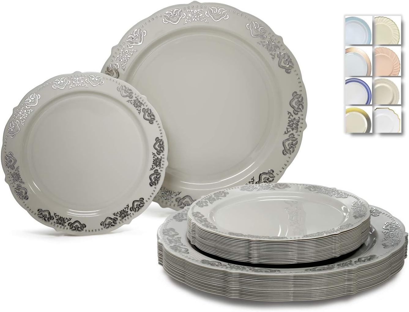 " OCCASIONS" 240 Plates Pack, (120 Guests
