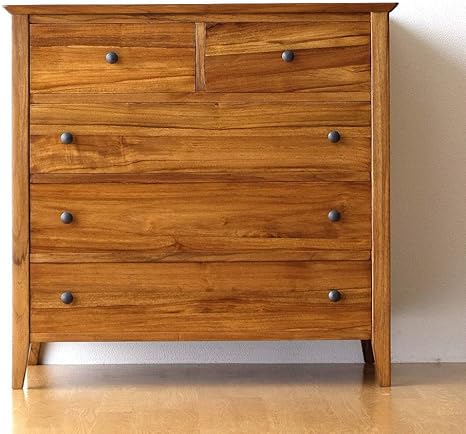 Amazon チェスト 無垢 天然木 洋服ダンス 整理タンス 収納チェスト 4