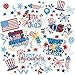 Paper Die Cuts - July 4th - Over 60 Cardstock Scrapbook Die Cuts - by Miss Kate Cuttables
