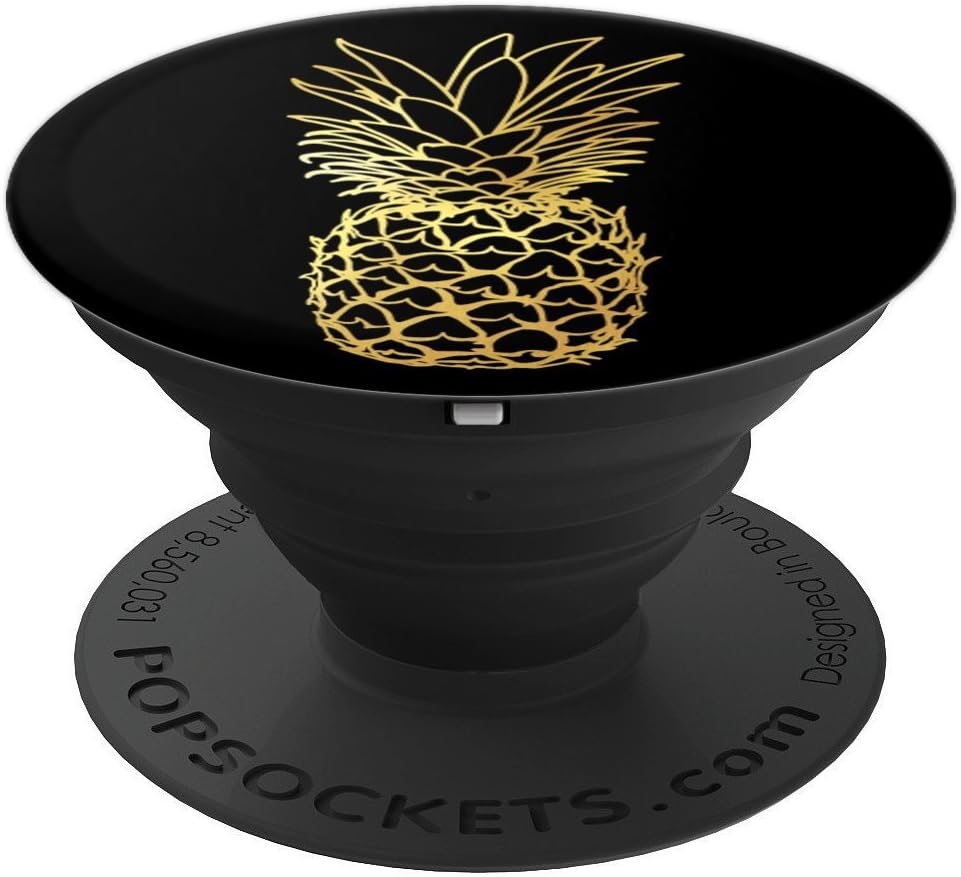 Pineapple Aloha Beaches Hawaiian Hawaii Cool Summer Gifts PopSockets PopGrip: Swappable Grip for Phones & Tablets PopSockets Standard PopGrip