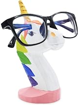 VIPbuy Hand Carved Wood Glasses Holder Unicorn Eyeglasses Stand Desk Decor view 2