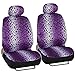 Seat Cover 11pc - Leopard Purple