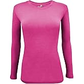 Natural Uniforms Women's Under Scrub Tee Crew Neck Long Sleeve T-Shirt