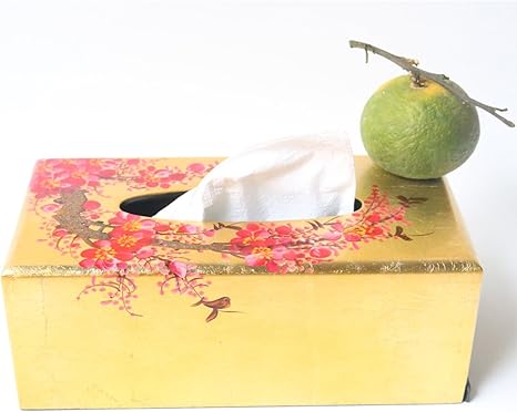 Amazon Tubicoラッカーティッシュボックス 顔ティッシュホルダーボックス浴室 キッチンの部屋 オフィス部屋 ティッシュケース ホルダー オンライン通販