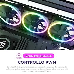 NZXT F120 RGB Duo - 120mm Dual-Sided RGB Fan – 20