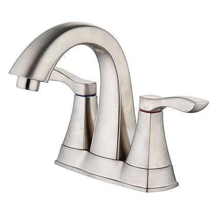Innova Pf6016 Bn Wp Moonstone 4 Centerset Bathroom Faucet With