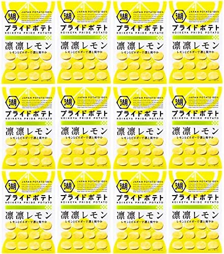 Amazon 湖池屋 Koikeya Pride Potato凛凛レモン 58g 12袋 湖池屋 スナック菓子 通販