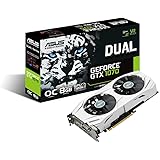 ASUS Dual GEFORCE GTX 1070 8GB OC Computer Graphics Card - PCI-E G-Sync 4K and VR Ready GPU