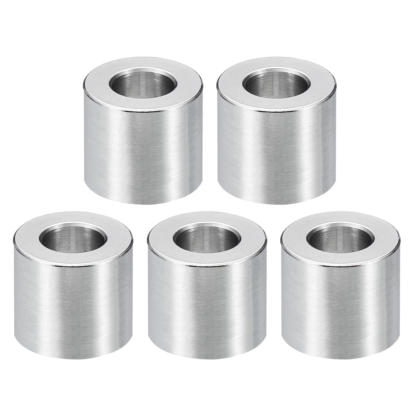 PATIKIL M8 Stainless Steel Spacers, 5Pcs Metal Spacer Stainless Steel 8.2mm ID x 16mm OD x 16mm L Stainless Steel Spacer Screw Standoff for 5/16" or M8 Screw
