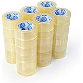 110 Yards Extra Long Packing Tape - 36 Rolls Clear 2 Inch x 1.8 Mil Heavy Duty Shipping & Moving Tape, Strong Adhesive for Storage Boxes