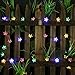 Neretva Solar String Lights,50 LED Fairy Blossom Flower Garden Lights for Christmas Party Wedding Home Patio Lawn Garden Decorative Lights (Multicolor)