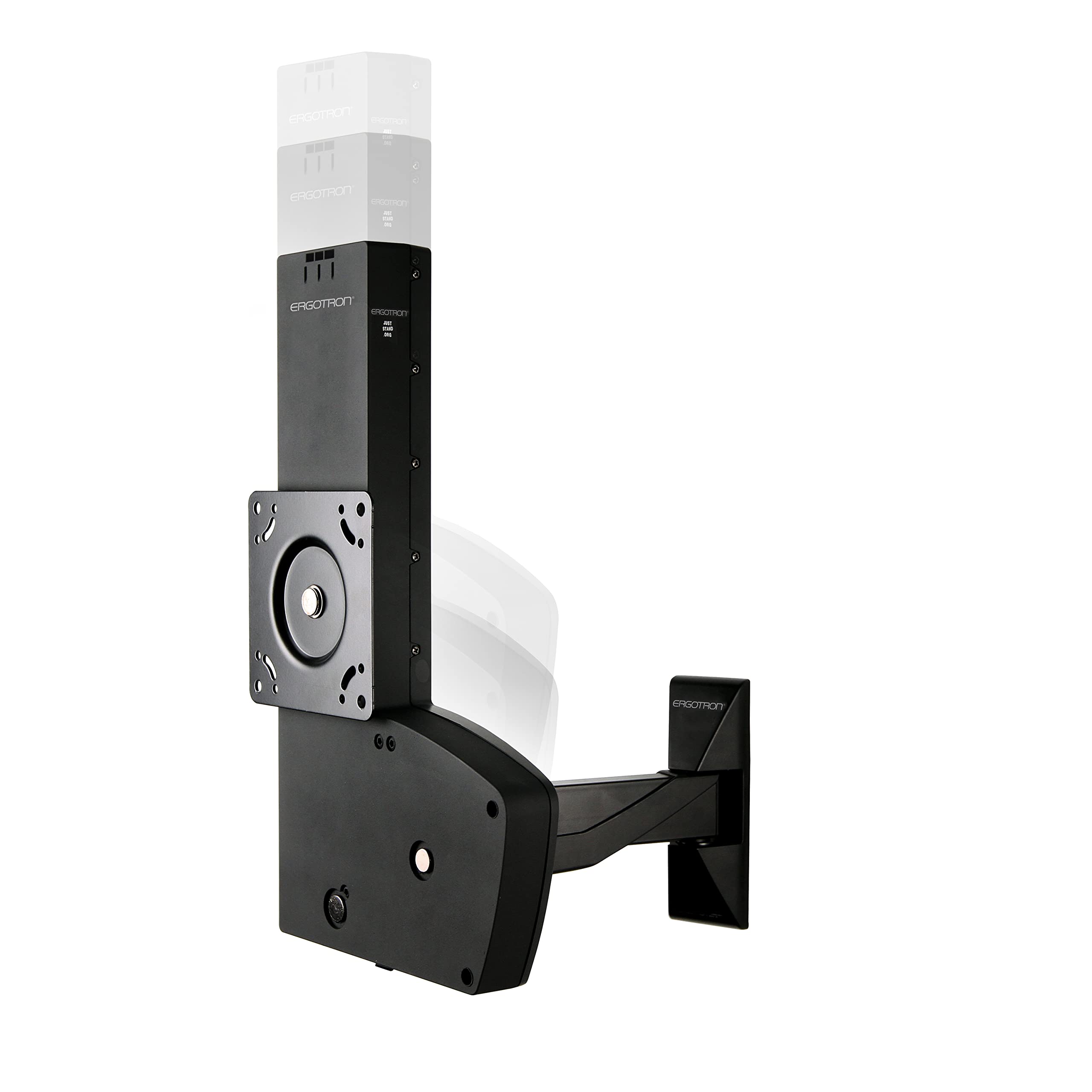 Ergotron – Glide Wall Mount LD-X, VESA TV Wall Mount – for Monitors or TVs Up to 42 Inches, 5.4-13.6kg – Black (61-113-085)