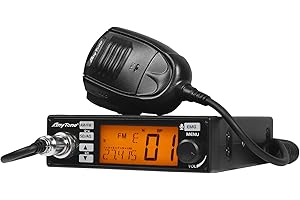 LYU LAM AnyTone CB Radio, 7 Color Display Mobile Transceiver, 10M, 11M, 12M, EMG, VOX, RB, NB, Scan, HI-Cut, Talkback Level, CTCSS, DCS, SQ, ASQ, AM/FM/PA Mode, NO SSB