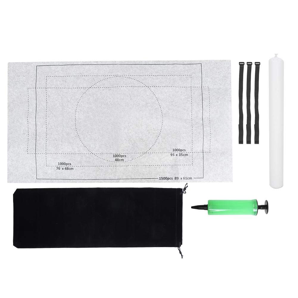 Puzzle Mat, Jigsaw Rug Roll Mat Large Puzzles Board Jigsaw Puzzles Roll Up Storage Pad(26x46in-Gray)