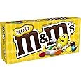 M&M'S Peanut Milk Chocolate Candy Movie Theater Box Bulk Pack, 3.1 oz Box (Pack of 12)