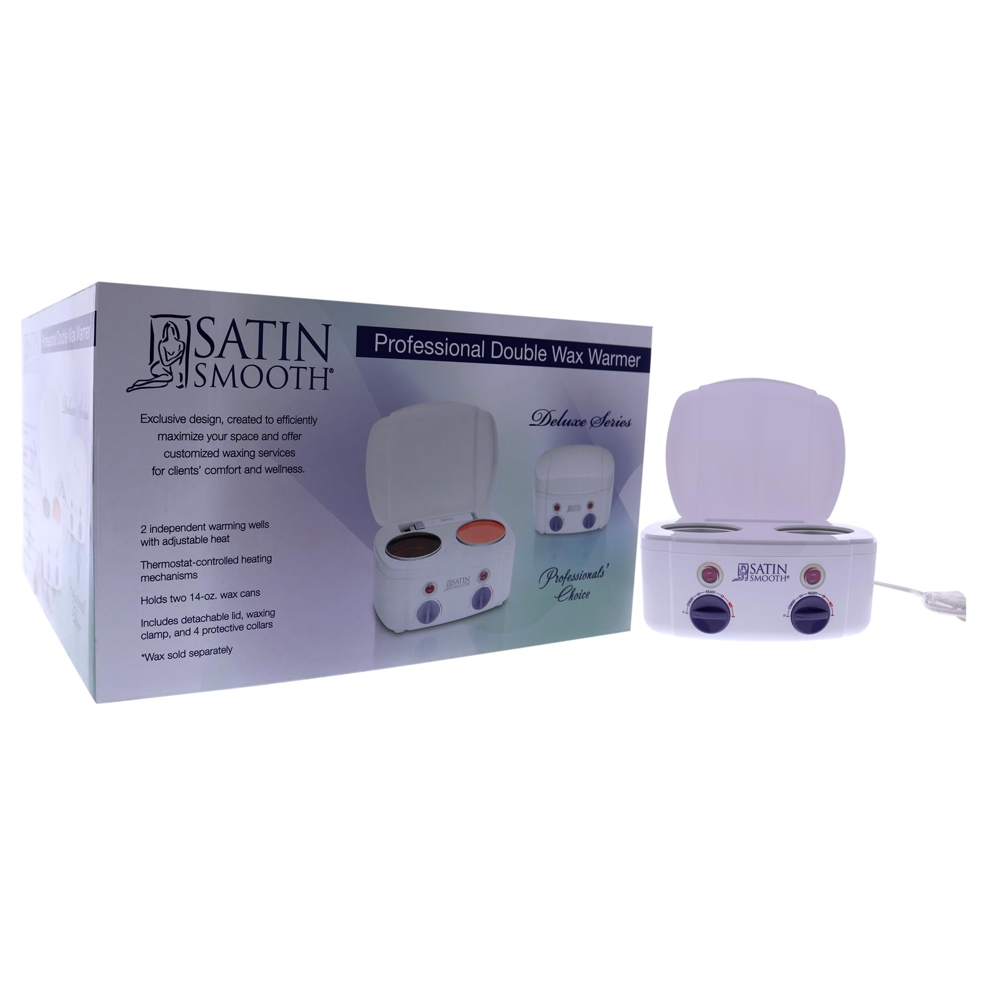 SATIN SMOOTH Double Wax Warmer for Hair Removal