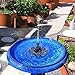 FEELLE Solar Powered Fountain Pump,1.6W Bird Bath Fountain Pump Kit for Birdbath Pond Garden and Patio