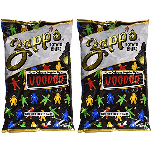 Zapps Potato Chips - NEW ORLEANS KETTLE STYLE VOODOO - 2 x 5 oz