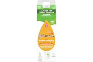 Johnson's Baby Shampoo Carton Refill, Glycerin, Baby Shampoo, Gentle, For Delicate Hair & Scalp, Hypoallergenic, Paraben Free