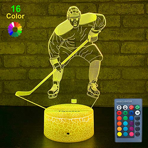 image for FlyonSea Kids Ice Hockey Gifts,Ice Hockey Toys 16 Color Changing Kids 