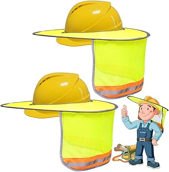 hard hat sun visor shield
