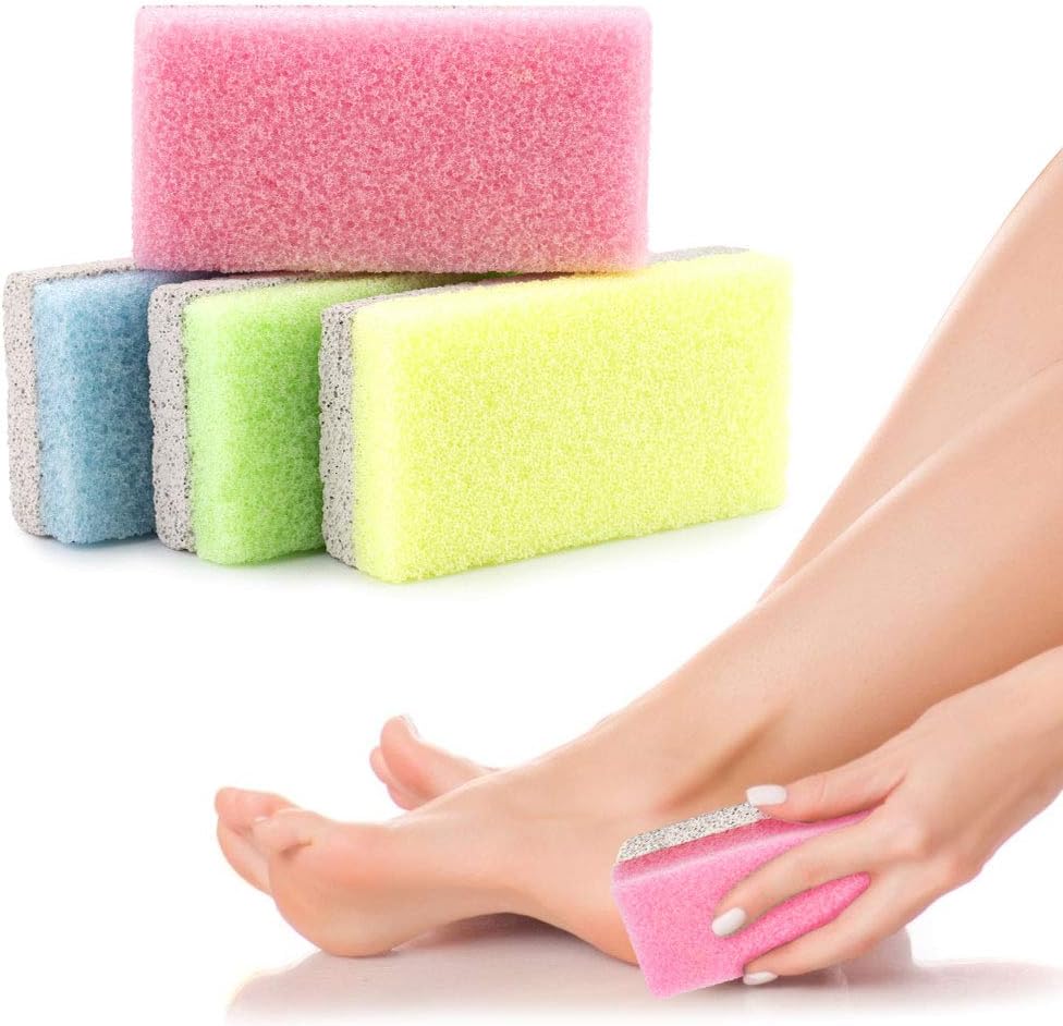 Pumice Stone for Feet 2 in 1 Double Sided Hard Skin Callus Remover for