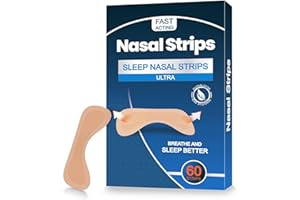 DKEPA 60 Pcs Nasal Strips for Snoring - Extra Strength Nose Strips for Breathing with Strong Adhesion - Sweat Resistant Design for All Day Use - Improves Sleep and Workout Performance - Beige