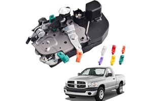 Unikpas Front Left Door Lock Actuator 931-636 Compatible for Dodge Ram 1500 2500 3500 2003-2010 Replace Driver Side Door Lock Latch Assembly Motor 55276791AC