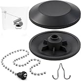 Enhon 2 Pack Snap-In Seat Disc with 1 Pcs Flush Valve Chain, Compatible with American Standard 033643-0070A, Universal Fit Heritage Series Toilets One Piece Model - #2031, Professional Grade