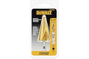 DEWALT DWA1789IR 7/8-Inch-1-1/8-Inch Impact Ready Step Drill Bit