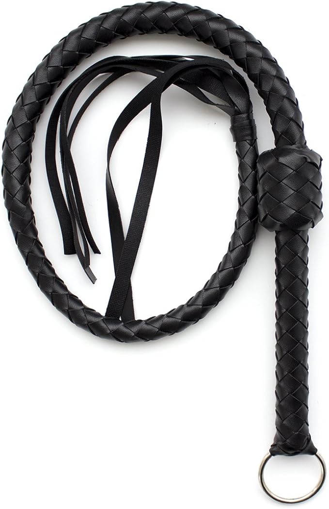 HSBHSJ Soft Braided Strap whip for Horse Riding Strap whip