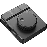 ULANZI D100H Video Editing Keyboard with Dial Knob Wireless Bluetooth | 7 in 1 Power Customizable Macro Keypad Controller with Tactile Feedback for Beginners/Mac/PC, Photographers &amp; Video Creators