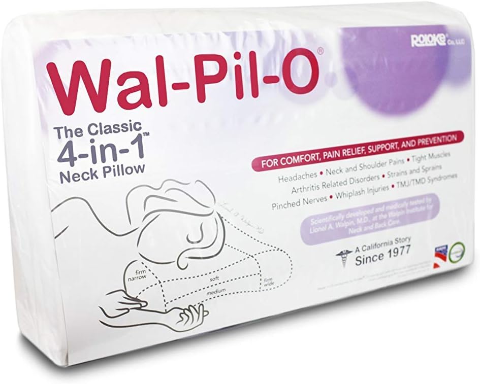 Roloke Company 24" L x 15" W x 4" H Wal-Pil-O Full Size Pillow